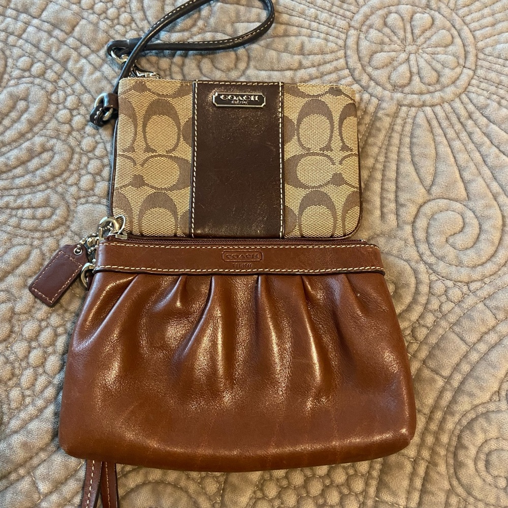 Coach vintage wristlets